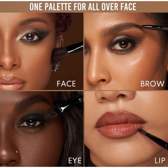 Danessa Myricks Groundwork Defining Neutrals Palette Eyes Brows Face & Lips $99 - Picture 4 of 16